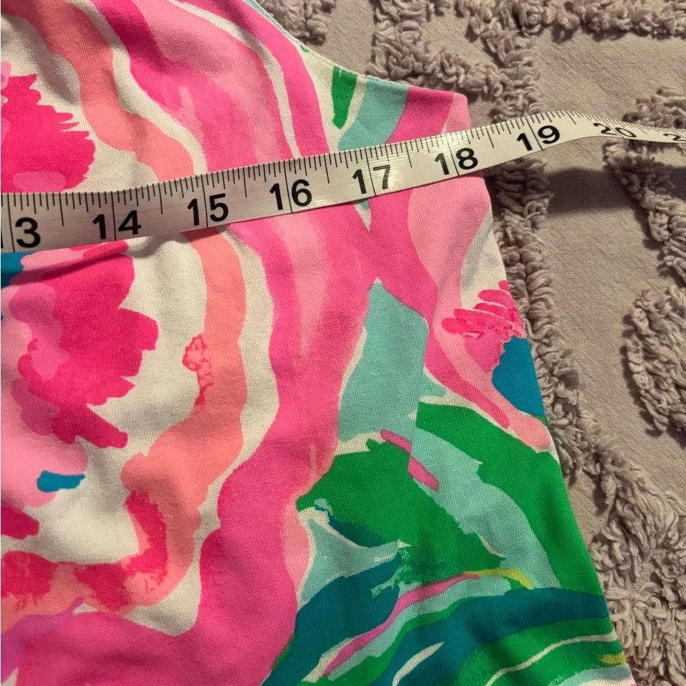 Lilly Pulitzer Pink and Green Floral Dress - Picture 8 of 8
